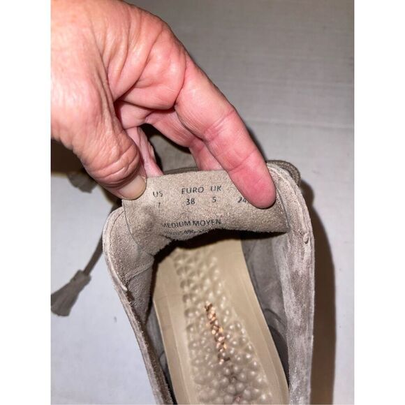 Hush Puppies Cyra Catelyn Women's 7 Suede Lace Up Chukka Ankle Taupe Boots A36 - Picture 8 of 8